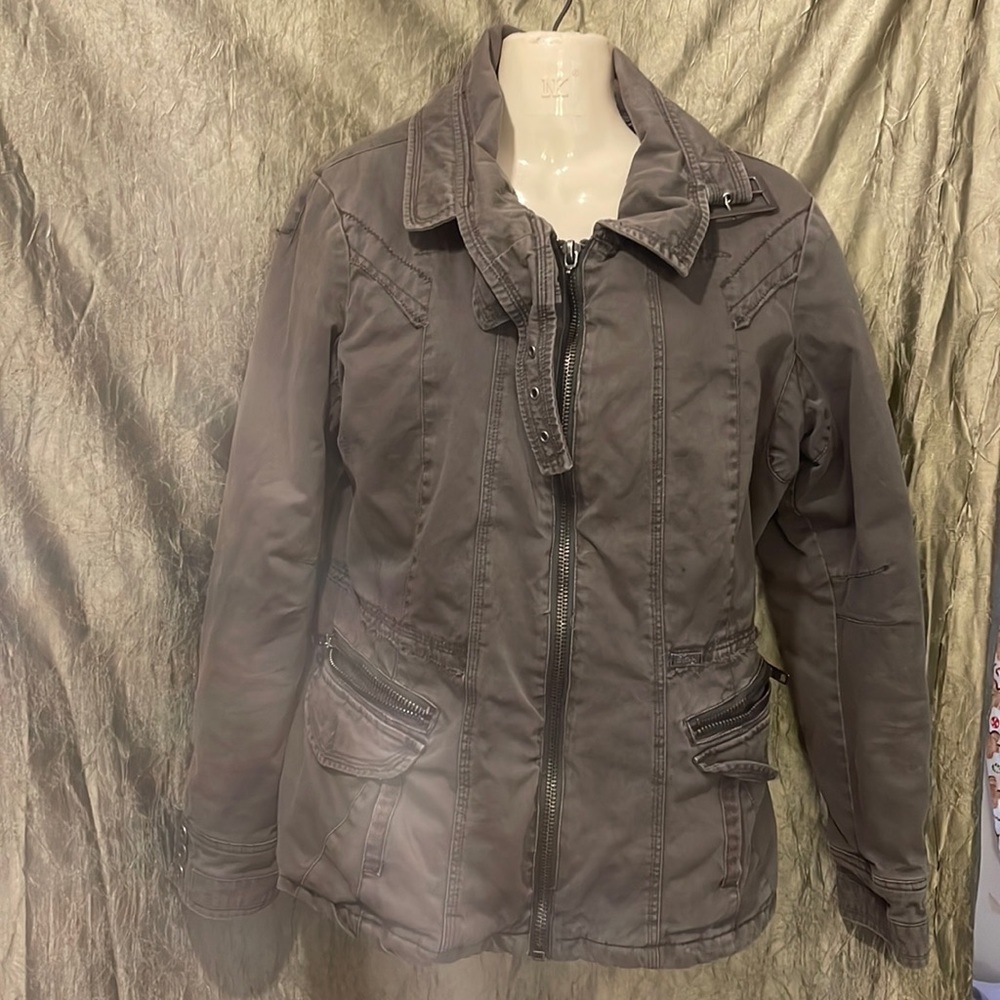 Buffalo Jacket Grey Size Large.